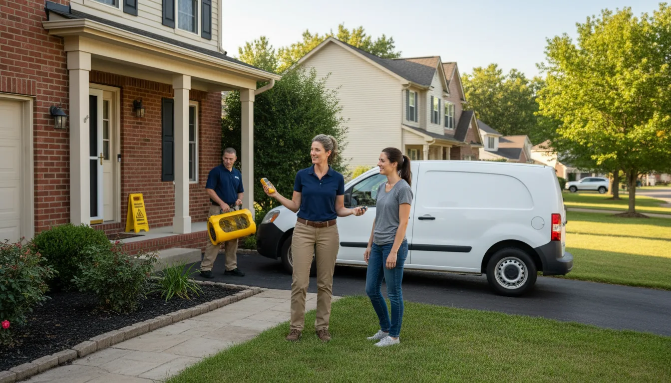 Water restoration image for Flood Water Cleanup, Removal And Restoration Services in Montague, MI